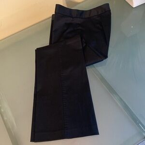 Eli Tahari Pants Eli Tahari Black Wide Leg Pants with Stretch Size 6 Petite